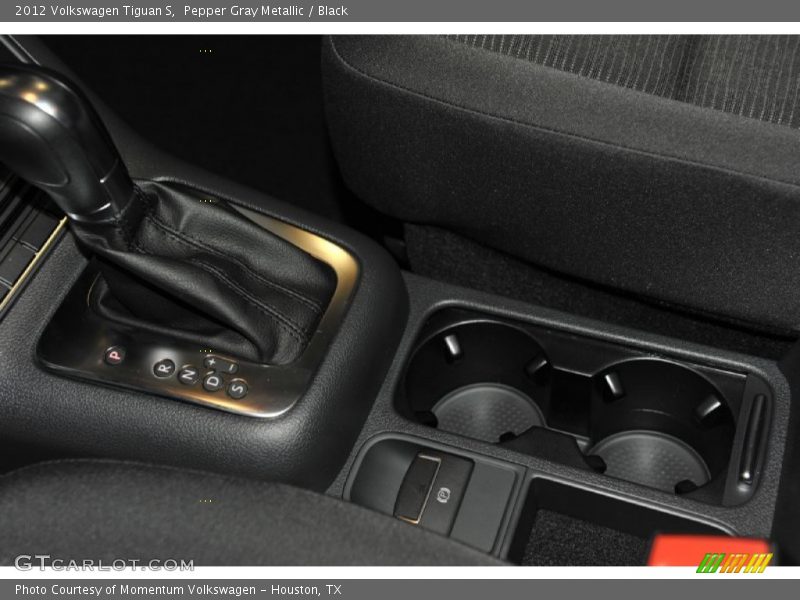 Pepper Gray Metallic / Black 2012 Volkswagen Tiguan S