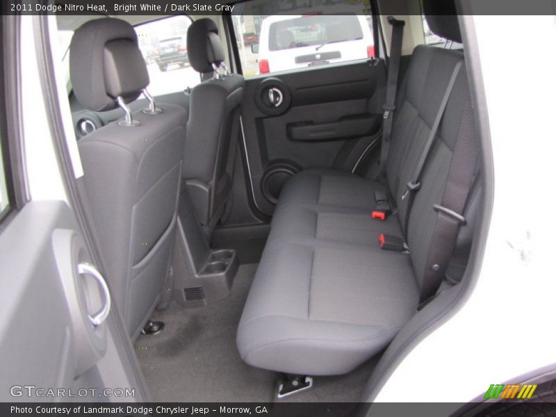 Bright White / Dark Slate Gray 2011 Dodge Nitro Heat