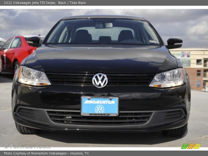 Black / Titan Black 2012 Volkswagen Jetta TDI Sedan