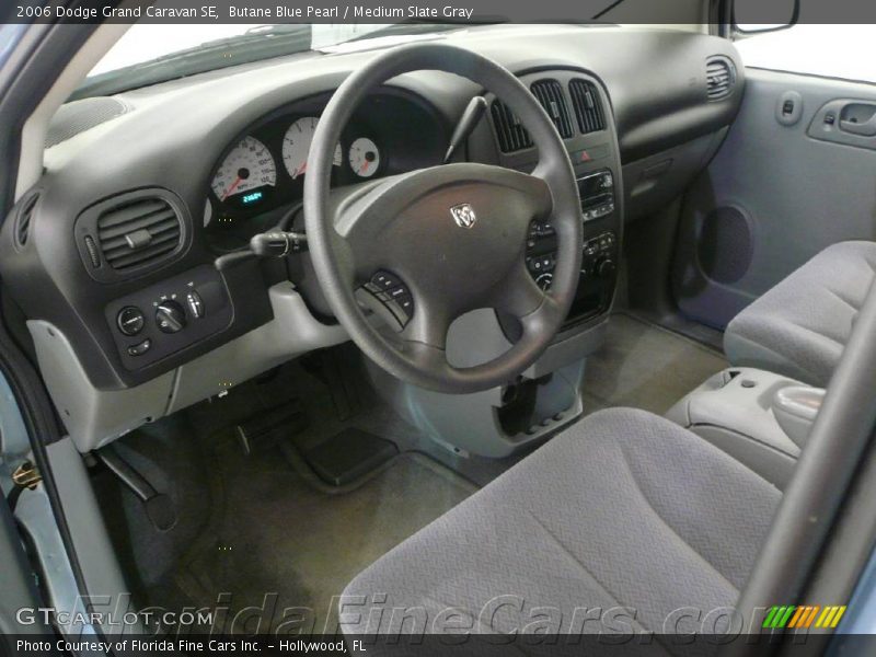 Butane Blue Pearl / Medium Slate Gray 2006 Dodge Grand Caravan SE