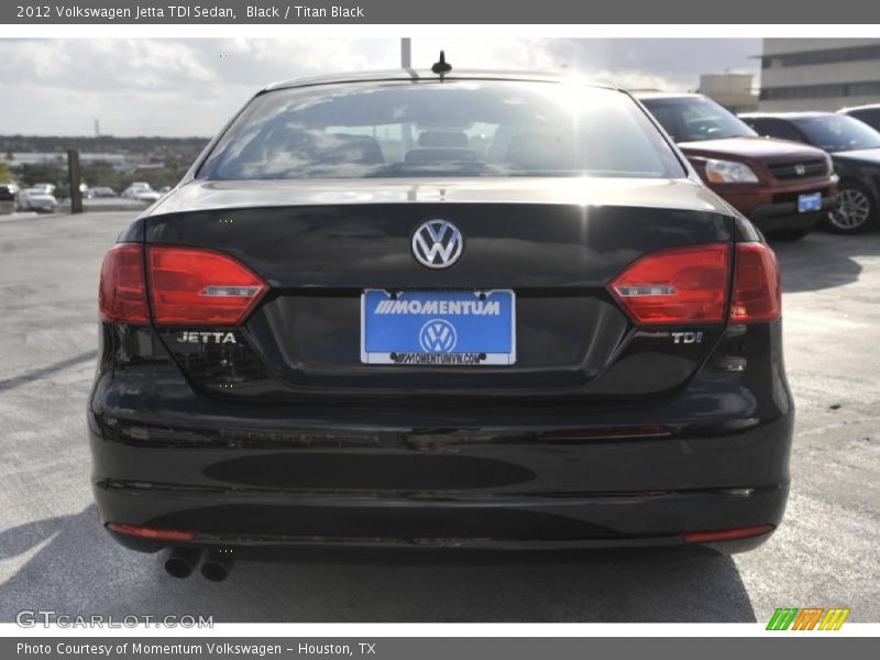 Black / Titan Black 2012 Volkswagen Jetta TDI Sedan