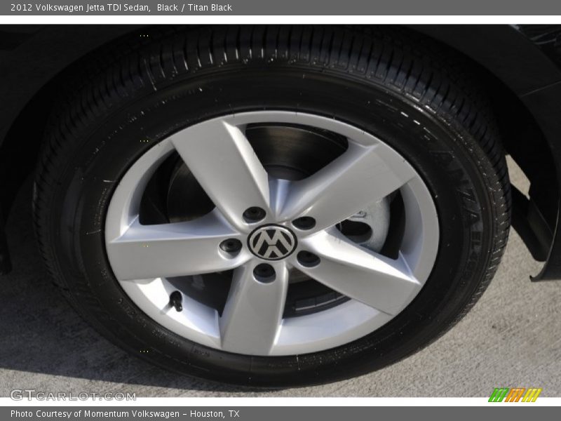 Black / Titan Black 2012 Volkswagen Jetta TDI Sedan