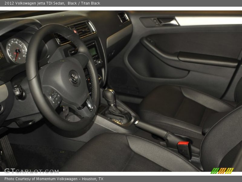 Black / Titan Black 2012 Volkswagen Jetta TDI Sedan