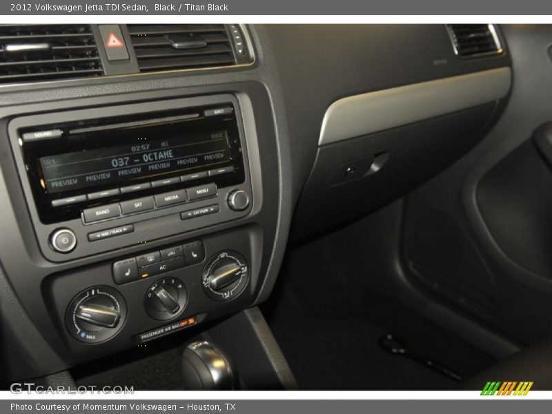 Black / Titan Black 2012 Volkswagen Jetta TDI Sedan