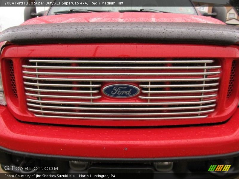 Red / Medium Flint 2004 Ford F350 Super Duty XLT SuperCab 4x4