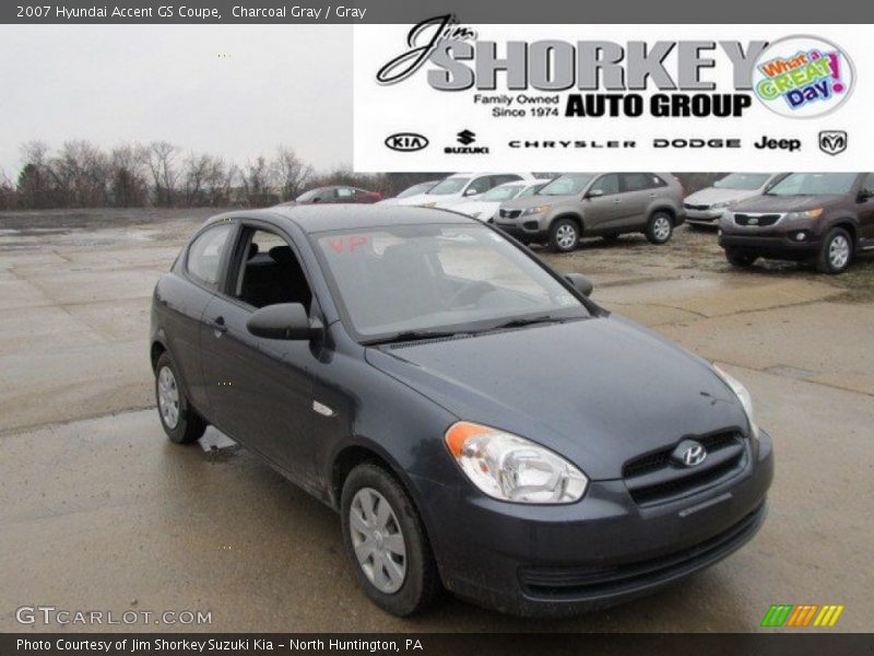 Charcoal Gray / Gray 2007 Hyundai Accent GS Coupe