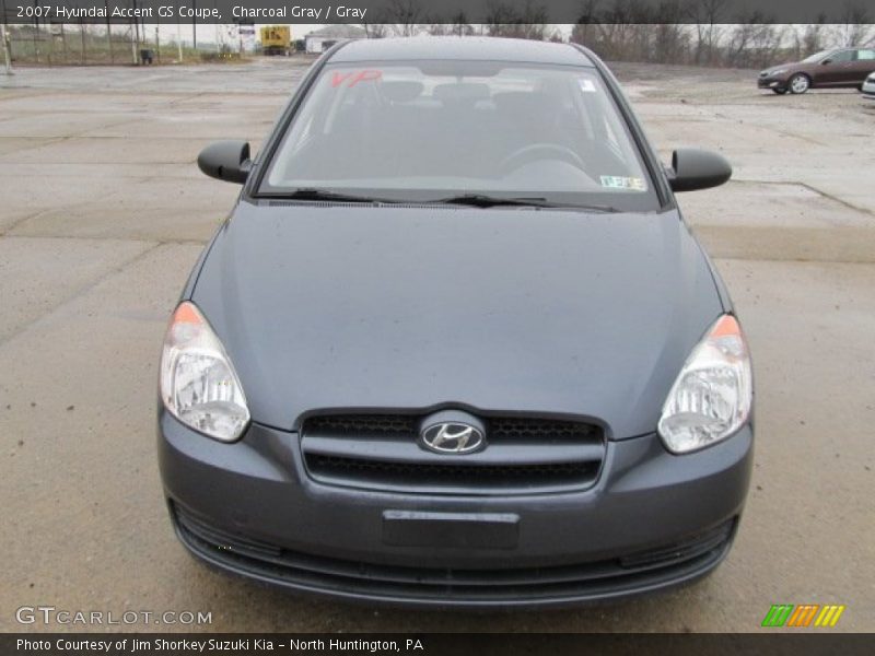 Charcoal Gray / Gray 2007 Hyundai Accent GS Coupe