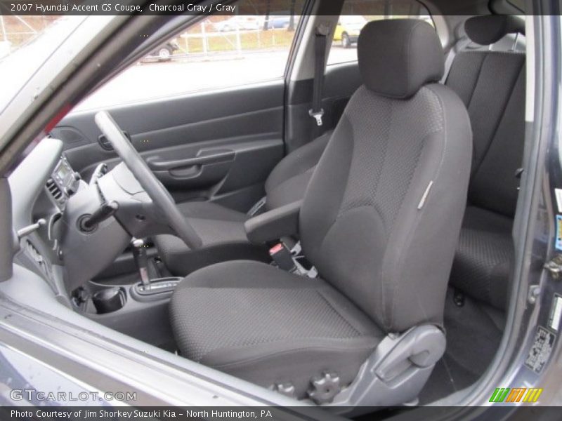 Charcoal Gray / Gray 2007 Hyundai Accent GS Coupe