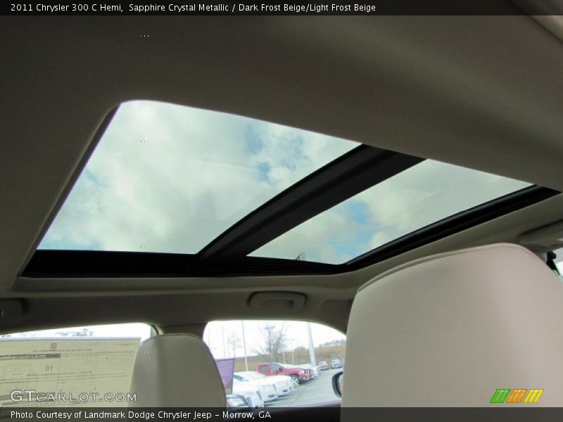 Sunroof of 2011 300 C Hemi