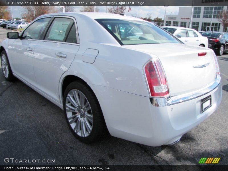 Ivory Tri-Coat Pearl / Dark Frost Beige/Light Frost Beige 2011 Chrysler 300 C Hemi