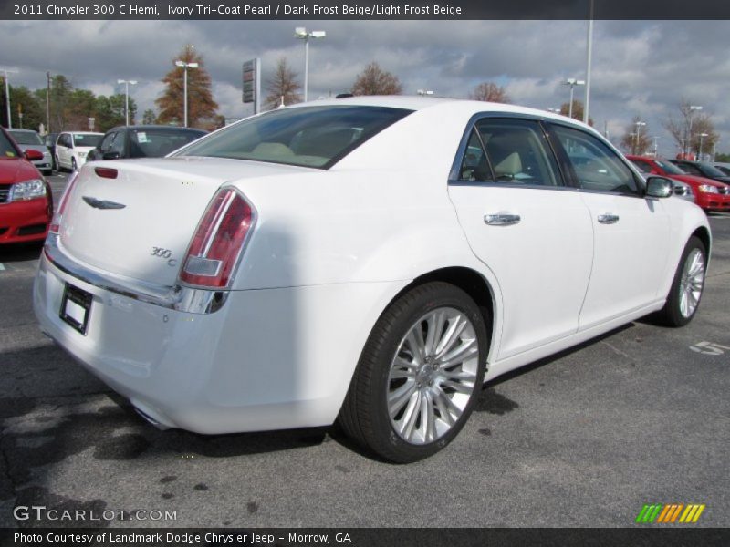 Ivory Tri-Coat Pearl / Dark Frost Beige/Light Frost Beige 2011 Chrysler 300 C Hemi