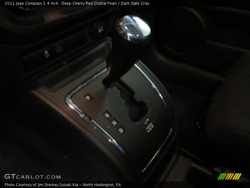 Deep Cherry Red Crystal Pearl / Dark Slate Gray 2011 Jeep Compass 2.4 4x4