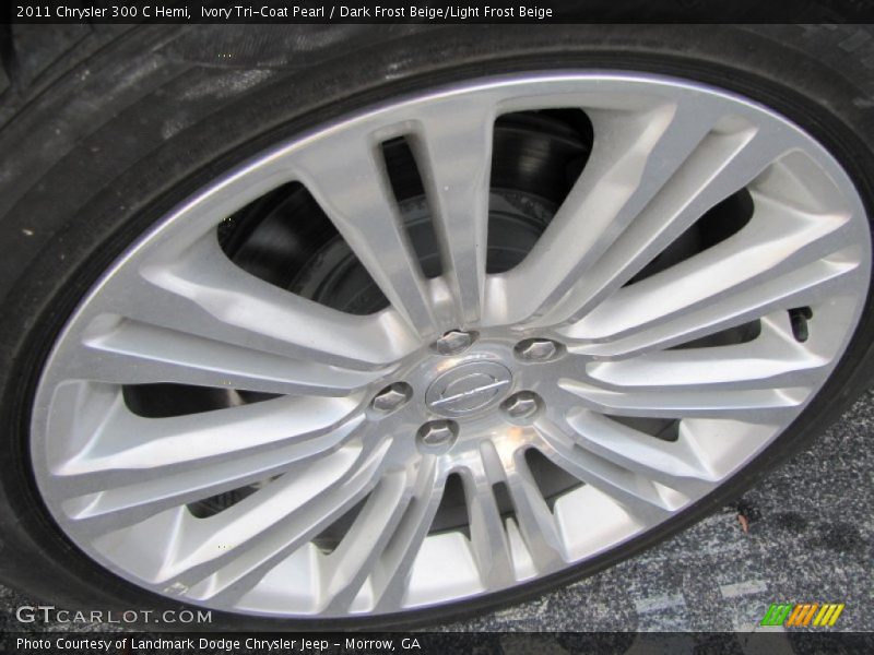 Ivory Tri-Coat Pearl / Dark Frost Beige/Light Frost Beige 2011 Chrysler 300 C Hemi