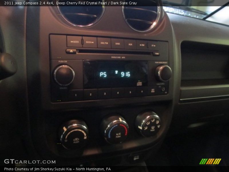 Deep Cherry Red Crystal Pearl / Dark Slate Gray 2011 Jeep Compass 2.4 4x4