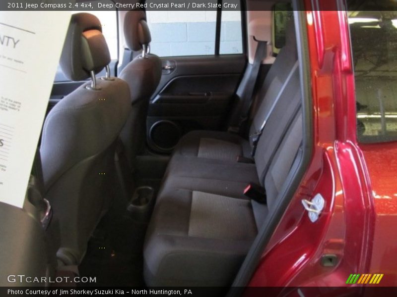 Deep Cherry Red Crystal Pearl / Dark Slate Gray 2011 Jeep Compass 2.4 4x4