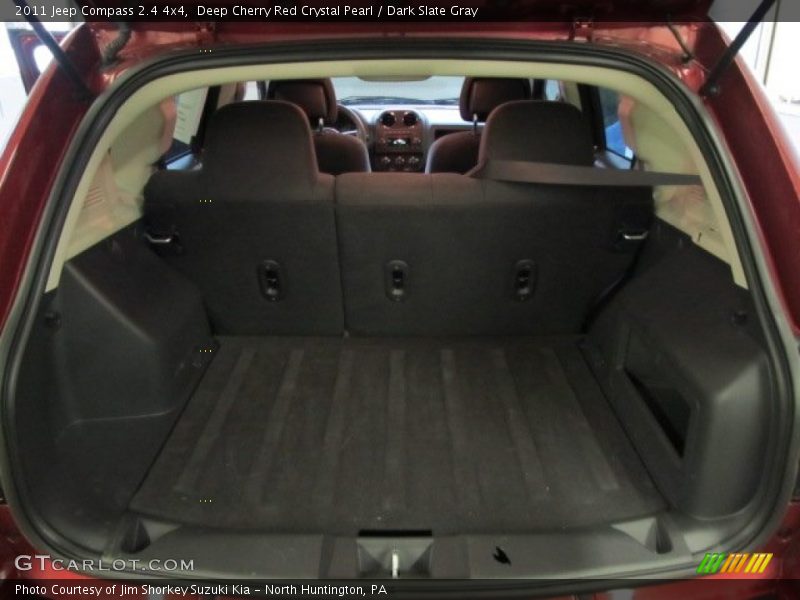 Deep Cherry Red Crystal Pearl / Dark Slate Gray 2011 Jeep Compass 2.4 4x4