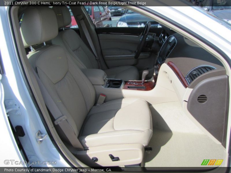 Ivory Tri-Coat Pearl / Dark Frost Beige/Light Frost Beige 2011 Chrysler 300 C Hemi