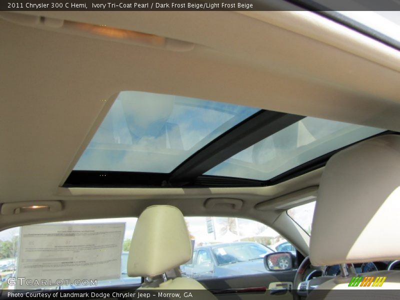 Ivory Tri-Coat Pearl / Dark Frost Beige/Light Frost Beige 2011 Chrysler 300 C Hemi