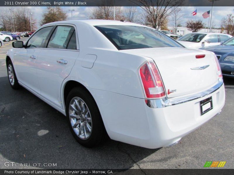Bright White / Black 2011 Chrysler 300 C Hemi