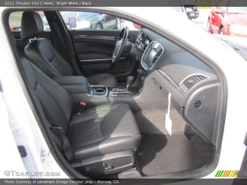 Bright White / Black 2011 Chrysler 300 C Hemi