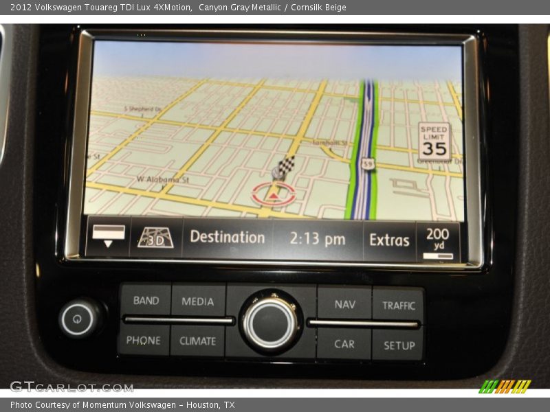 Canyon Gray Metallic / Cornsilk Beige 2012 Volkswagen Touareg TDI Lux 4XMotion