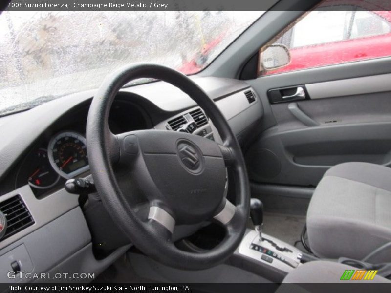 Champagne Beige Metallic / Grey 2008 Suzuki Forenza