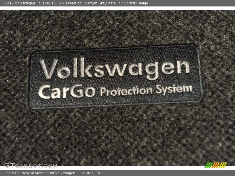Trunk Mat - 2012 Volkswagen Touareg TDI Lux 4XMotion