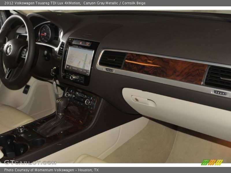 Canyon Gray Metallic / Cornsilk Beige 2012 Volkswagen Touareg TDI Lux 4XMotion