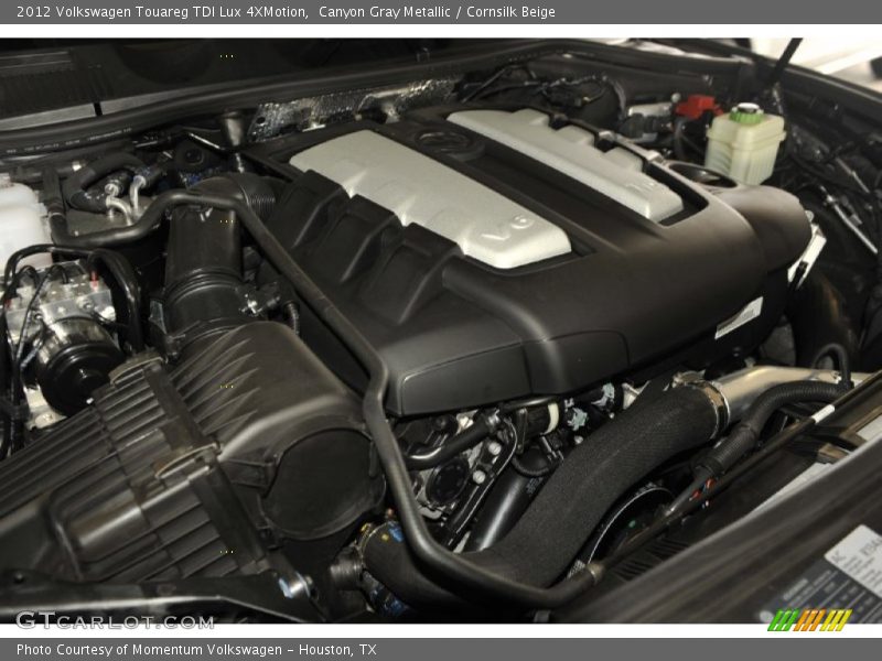  2012 Touareg TDI Lux 4XMotion Engine - 3.0 Liter TDI DOHC 24-Valve VVT Turbo-Diesel V6