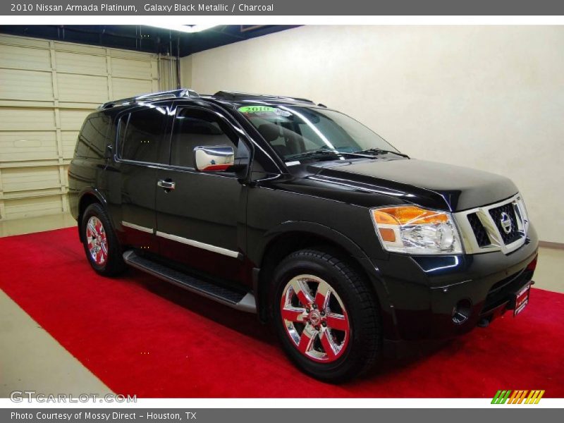 Galaxy Black Metallic / Charcoal 2010 Nissan Armada Platinum