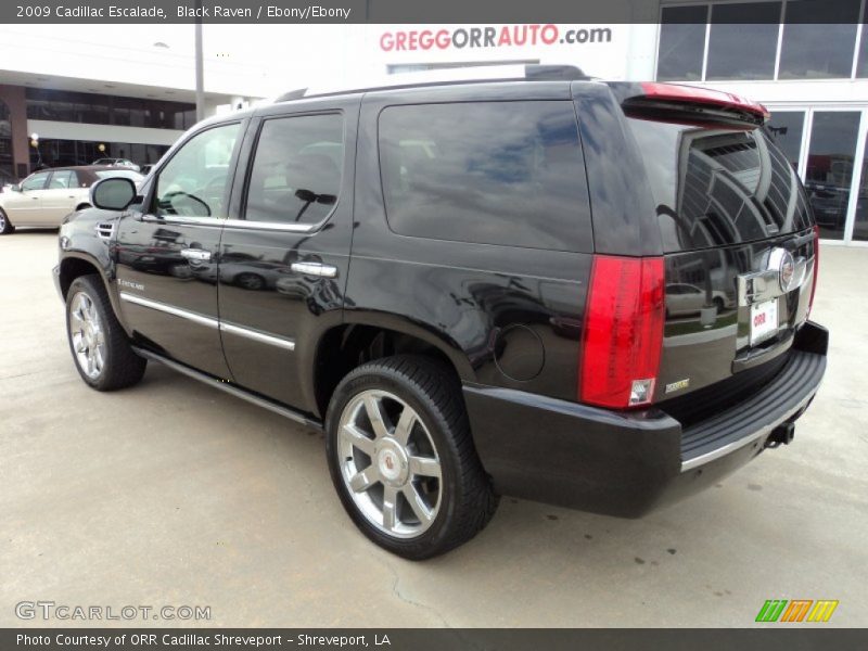 Black Raven / Ebony/Ebony 2009 Cadillac Escalade