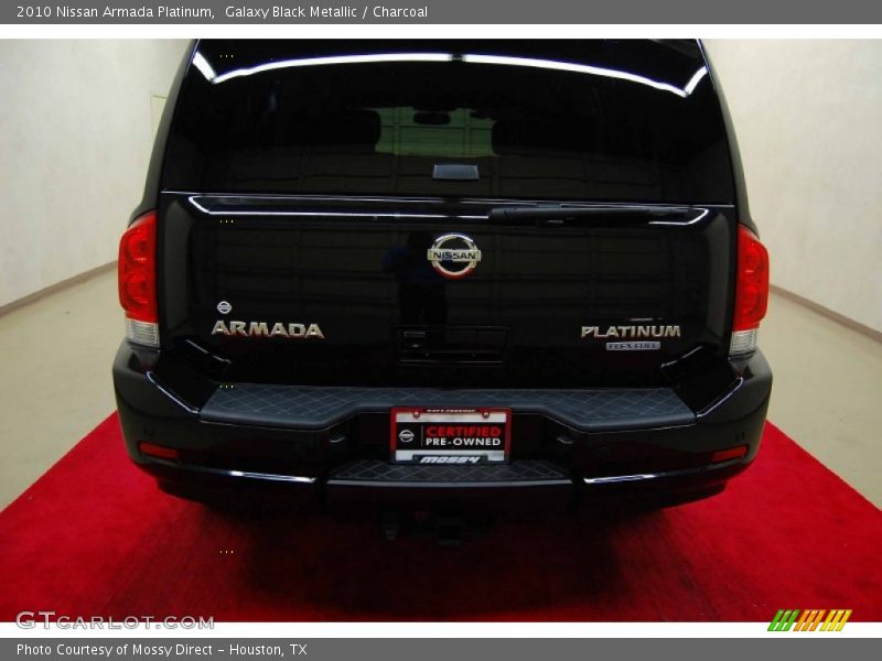 Galaxy Black Metallic / Charcoal 2010 Nissan Armada Platinum