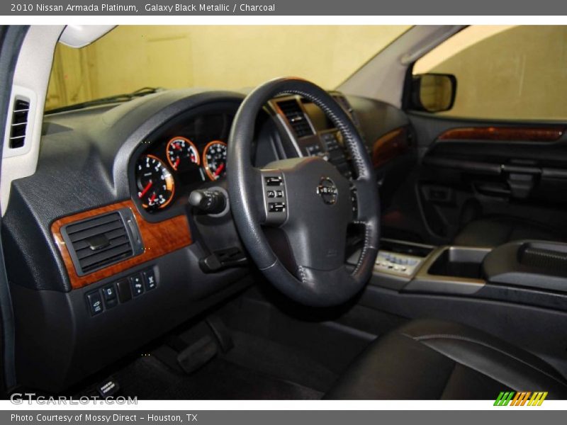 Galaxy Black Metallic / Charcoal 2010 Nissan Armada Platinum