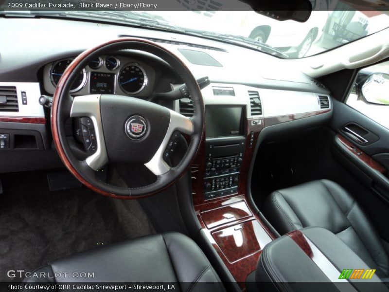 Black Raven / Ebony/Ebony 2009 Cadillac Escalade