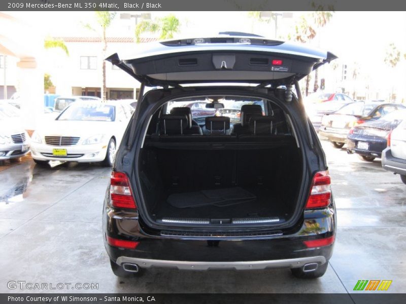 Black / Black 2009 Mercedes-Benz ML 350 4Matic