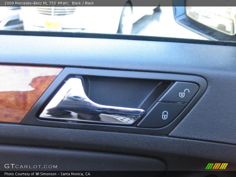 Black / Black 2009 Mercedes-Benz ML 350 4Matic