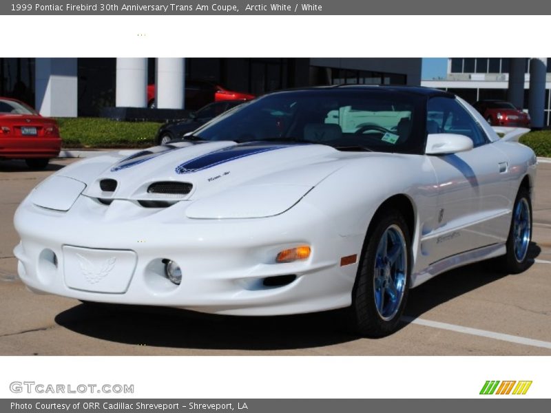Arctic White / White 1999 Pontiac Firebird 30th Anniversary Trans Am Coupe
