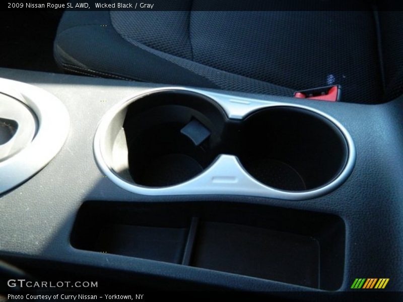 Wicked Black / Gray 2009 Nissan Rogue SL AWD