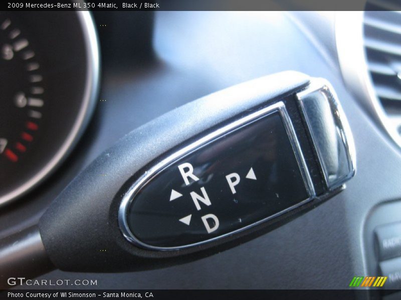 Black / Black 2009 Mercedes-Benz ML 350 4Matic