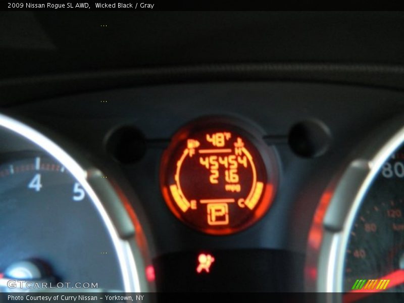 Wicked Black / Gray 2009 Nissan Rogue SL AWD