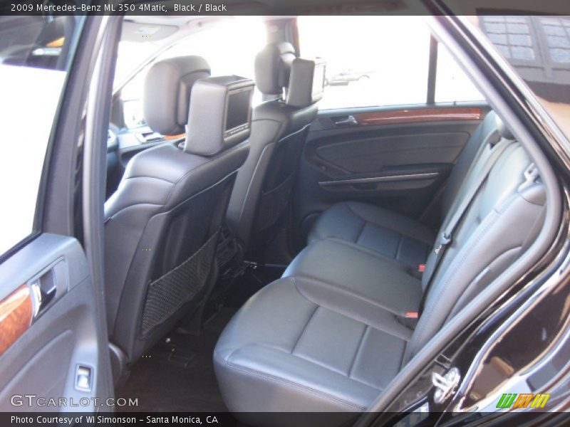 Black / Black 2009 Mercedes-Benz ML 350 4Matic