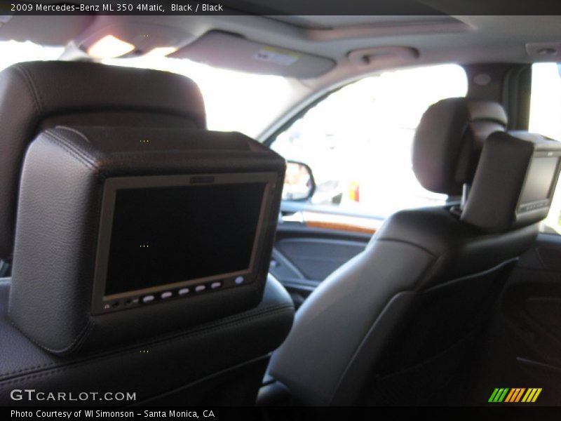 Black / Black 2009 Mercedes-Benz ML 350 4Matic