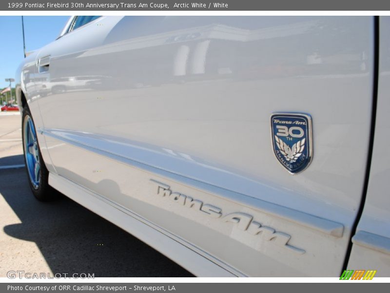 30th Anniversry Edition Badge - 1999 Pontiac Firebird 30th Anniversary Trans Am Coupe