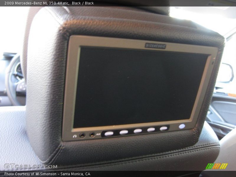 Black / Black 2009 Mercedes-Benz ML 350 4Matic