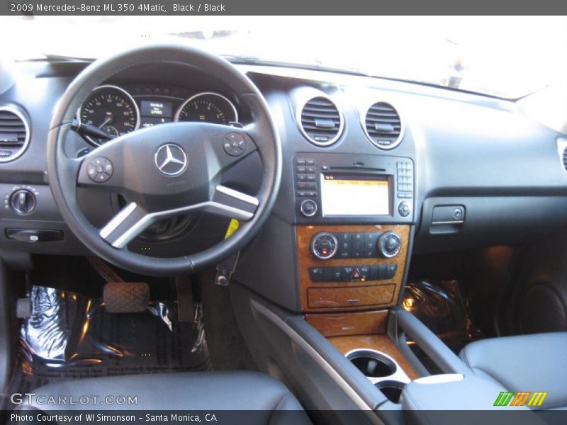 Black / Black 2009 Mercedes-Benz ML 350 4Matic