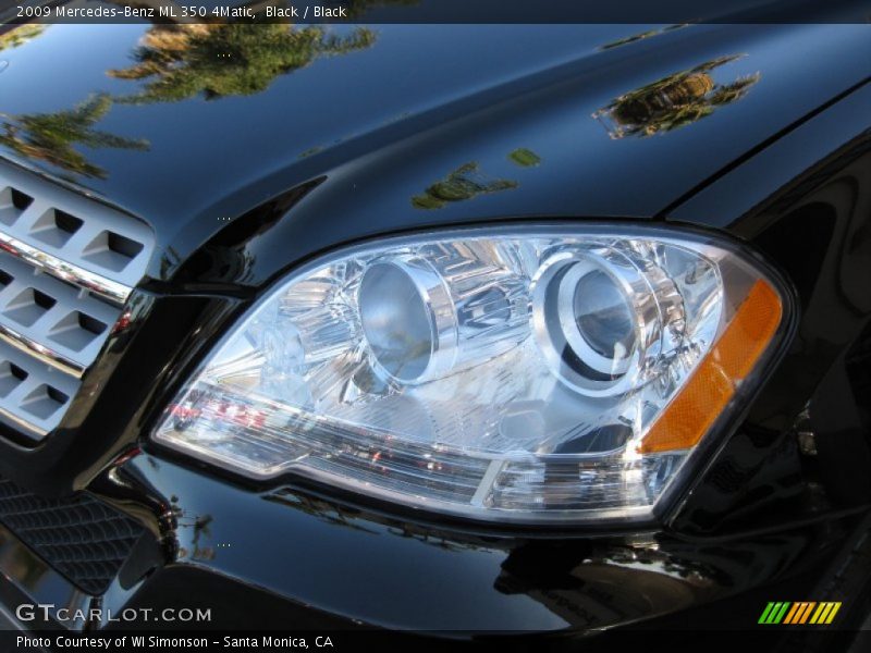Black / Black 2009 Mercedes-Benz ML 350 4Matic