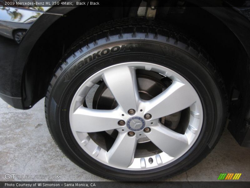 Black / Black 2009 Mercedes-Benz ML 350 4Matic