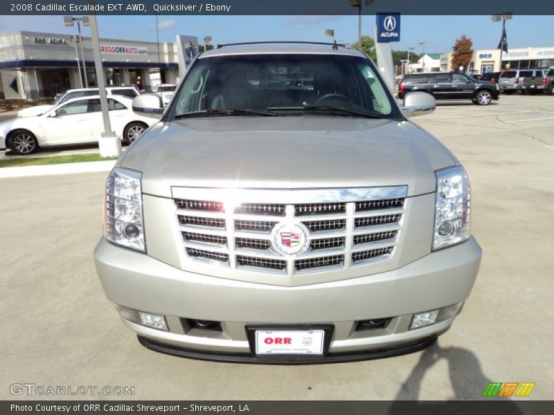 Quicksilver / Ebony 2008 Cadillac Escalade EXT AWD