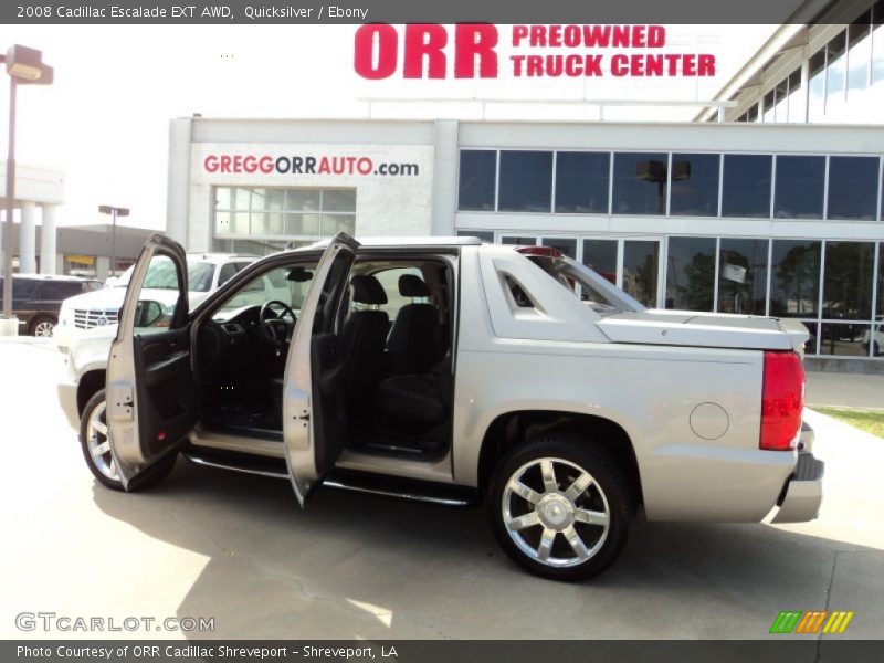 Quicksilver / Ebony 2008 Cadillac Escalade EXT AWD