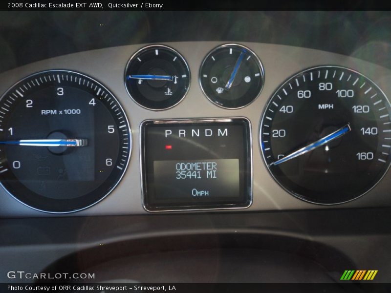 Quicksilver / Ebony 2008 Cadillac Escalade EXT AWD